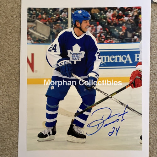 Dan Daoust- Autographed 8X10 Photo - Toronto Maple Leafs