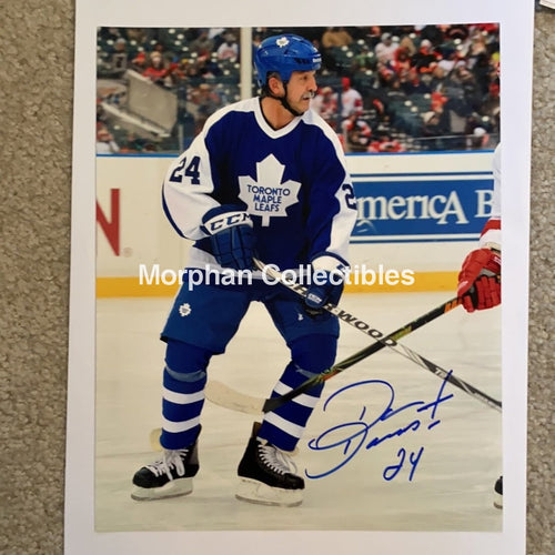 Dan Daoust- Autographed 8X10 Photo - Toronto Maple Leafs