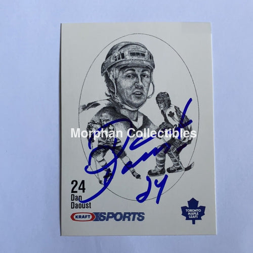 Dan Daoust - Autographed Card Kraft