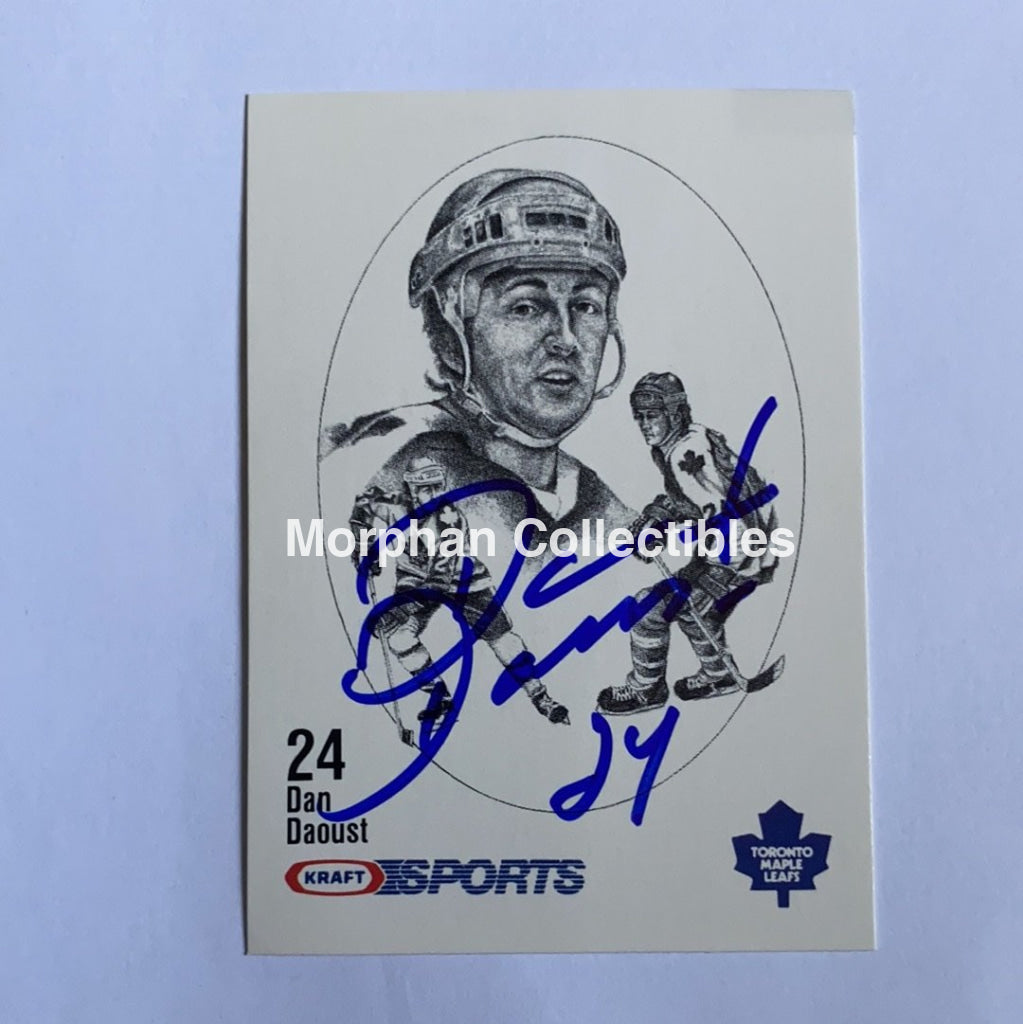 Dan Daoust - Autographed Card Kraft