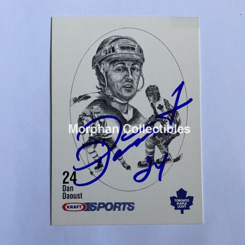 Dan Daoust - Autographed Card Kraft