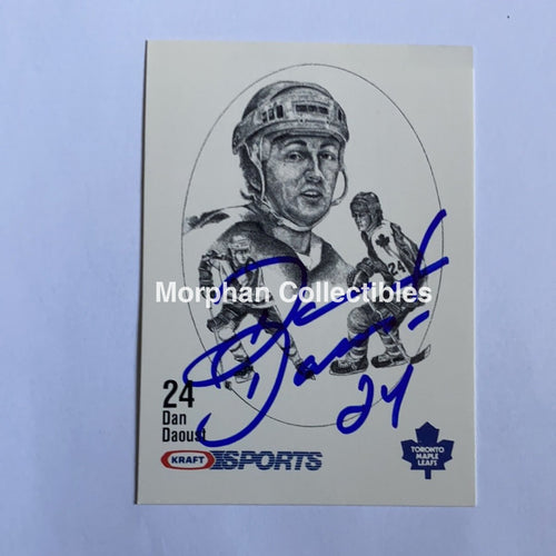 Dan Daoust - Autographed Card Kraft