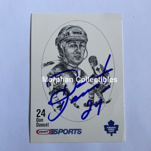 Dan Daoust - Autographed Card Kraft