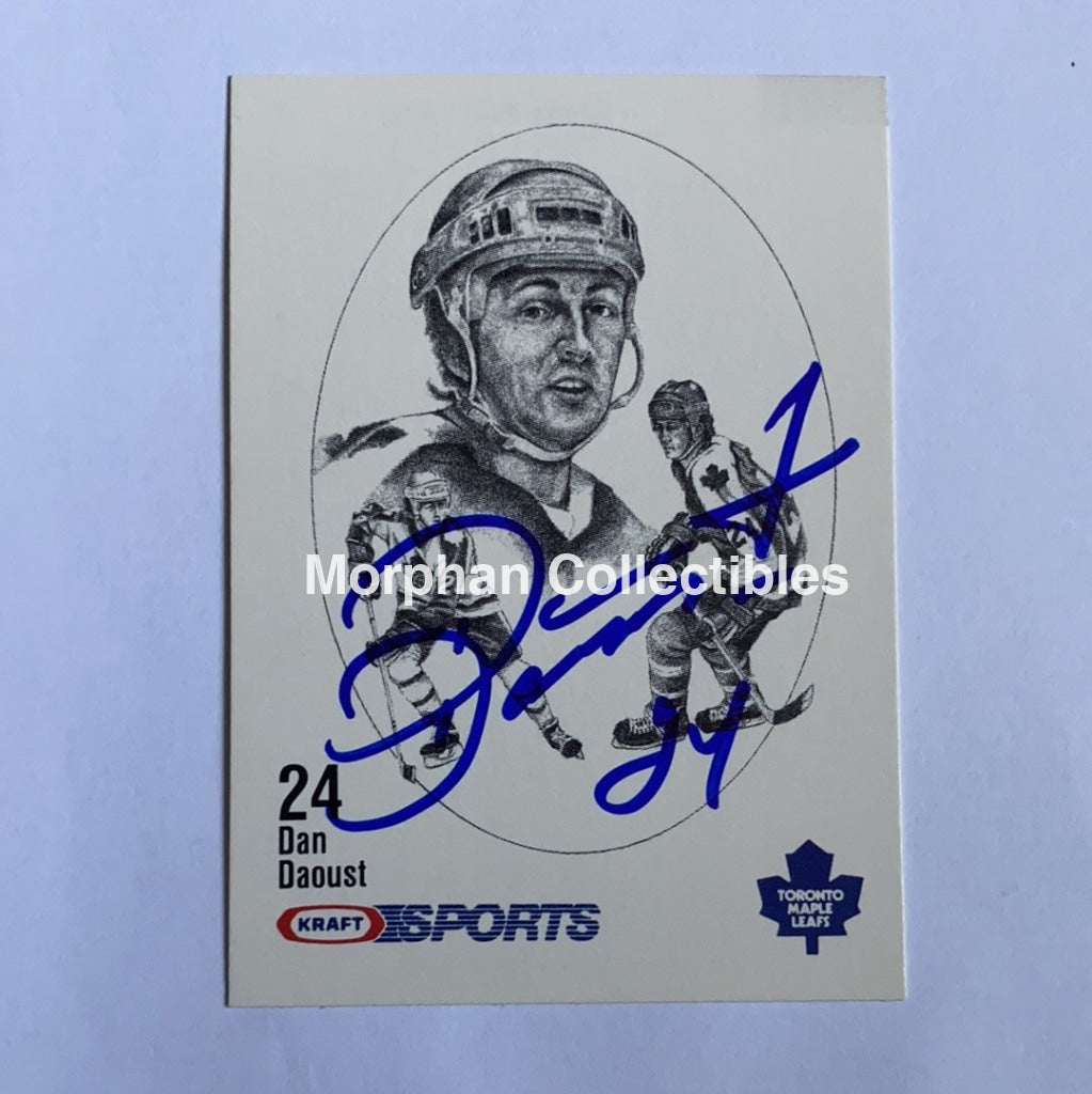 Dan Daoust - Autographed Card Kraft