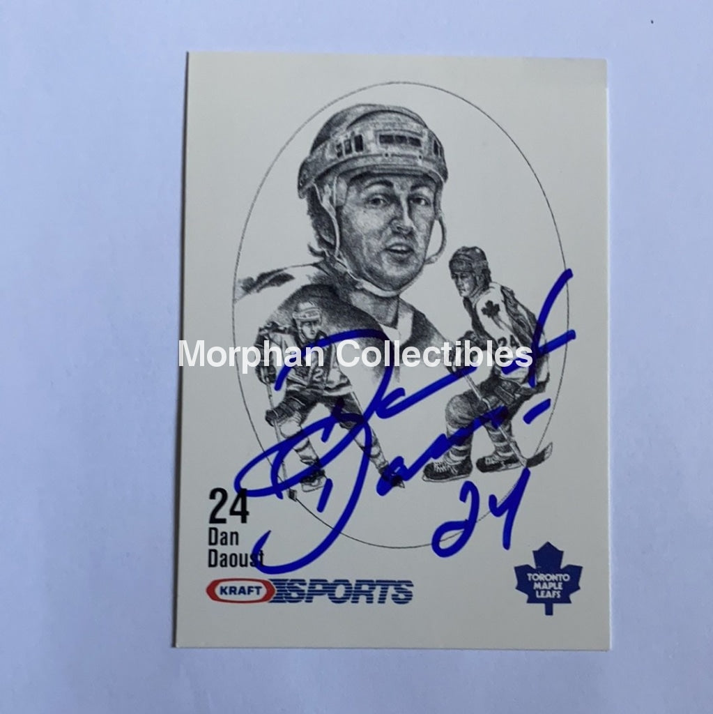 Dan Daoust - Autographed Card Kraft