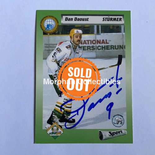 Dan Daoust - Autographed Card Swiss League