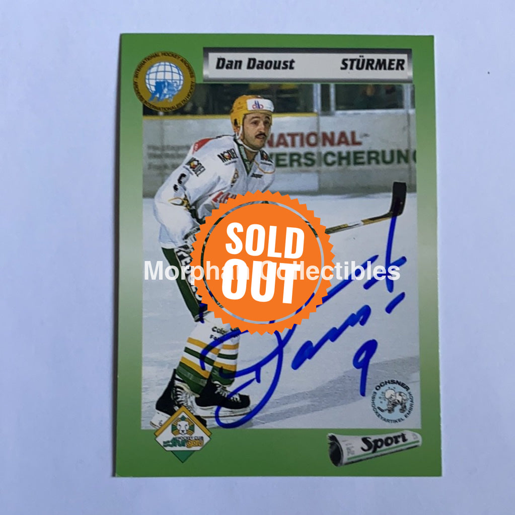 Dan Daoust - Autographed Card Swiss League