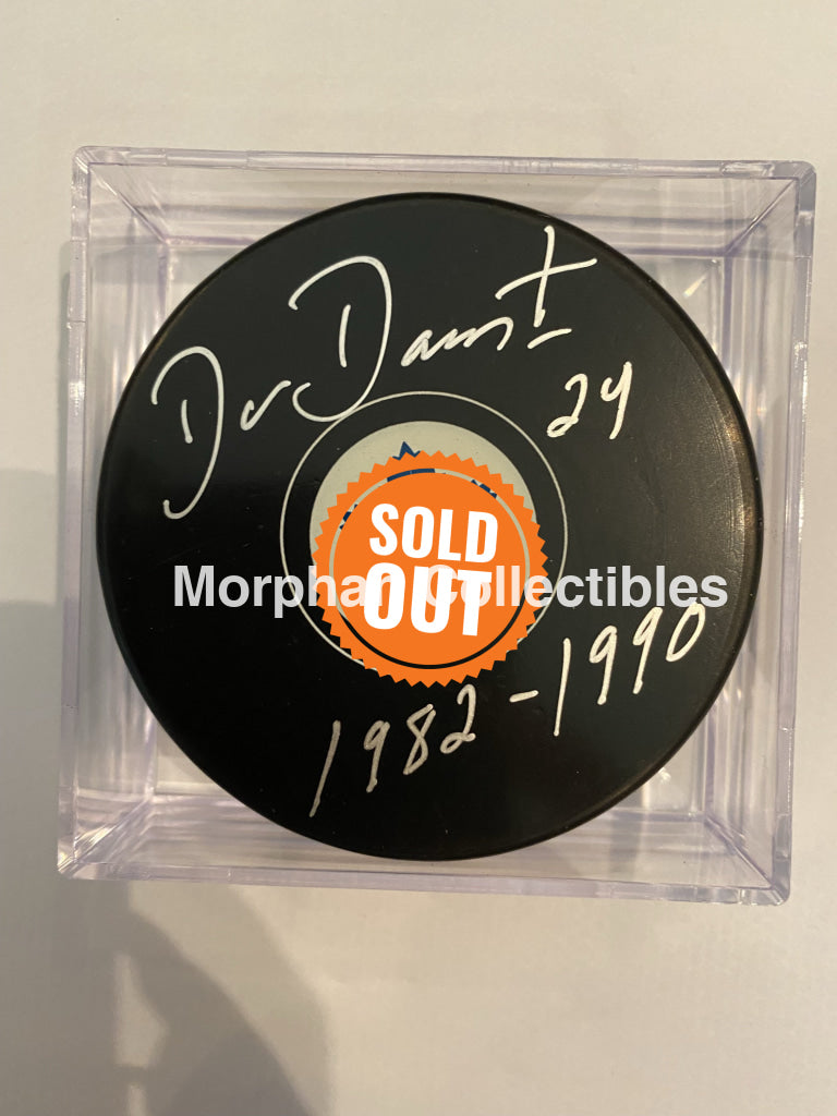 Dan Daoust - Autographed Puck Toronto Maple Leafs