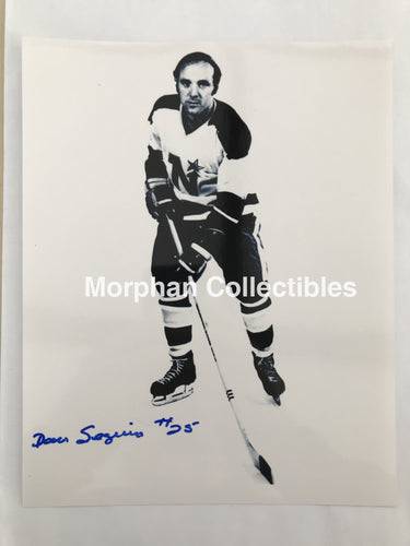Dan Seguin - Autographed Minnesota 8X10 Photo
