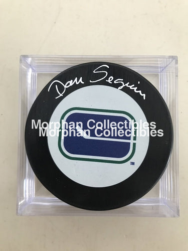 Dan Seguin - Autographed Vancouver Puck