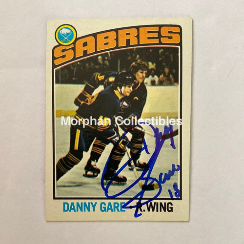 Danny Gare- Autographed Card - 1976-77 Topps