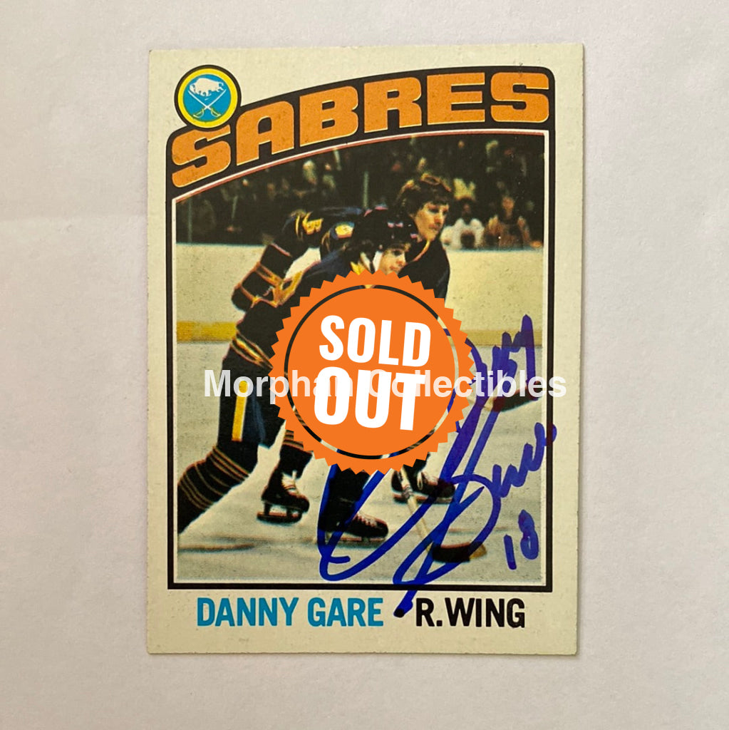 Danny Gare- Autographed Card - 1976-77 Topps