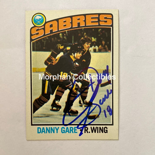 Danny Gare- Autographed Card - 1976-77 Topps