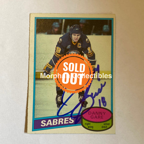 Danny Gare- Autographed Card - 1980-81 Opc