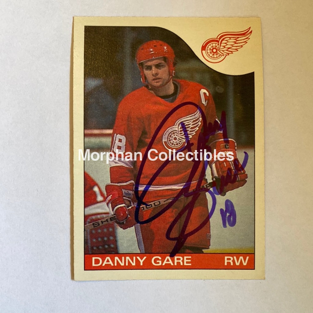 Danny Gare- Autographed Card - 1985-86 Opc