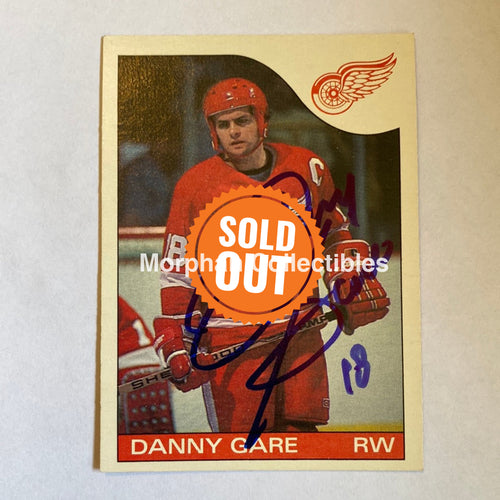 Danny Gare- Autographed Card - 1985-86 Opc