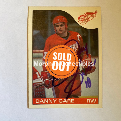 Danny Gare- Autographed Card - 1985-86 Opc