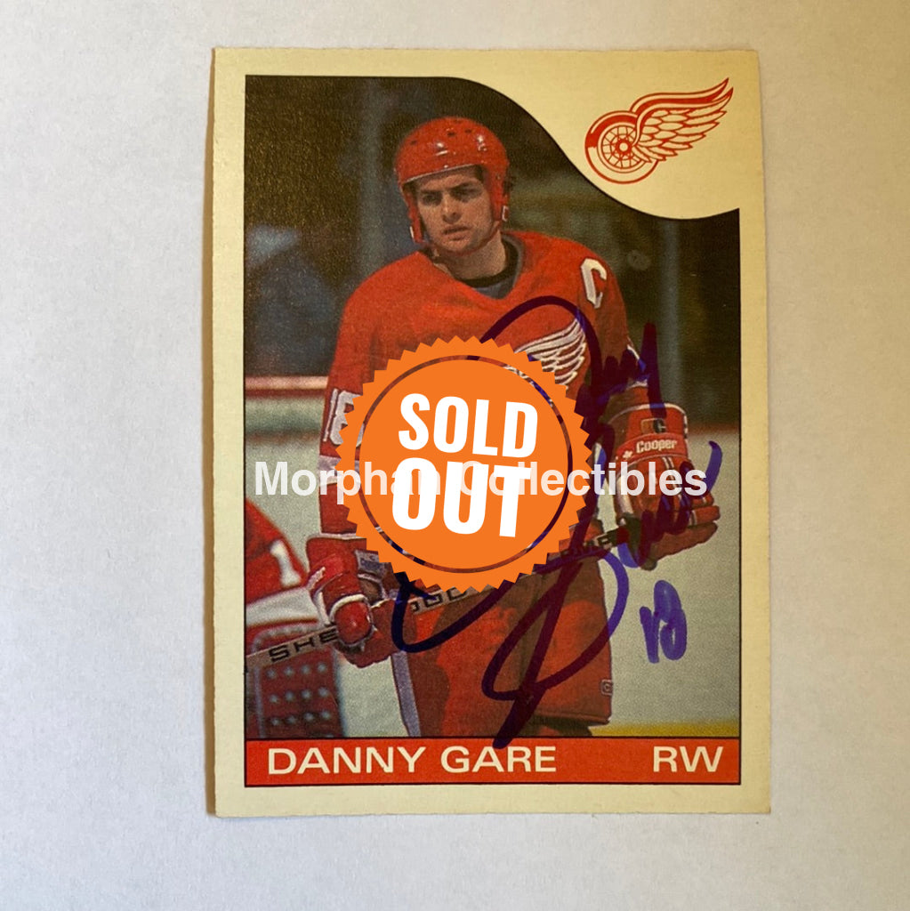 Danny Gare- Autographed Card - 1985-86 Opc