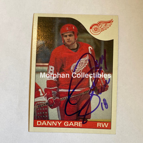 Danny Gare- Autographed Card - 1985-86 Topps