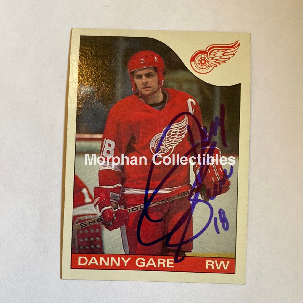 Danny Gare- Autographed Card - 1985-86 Topps
