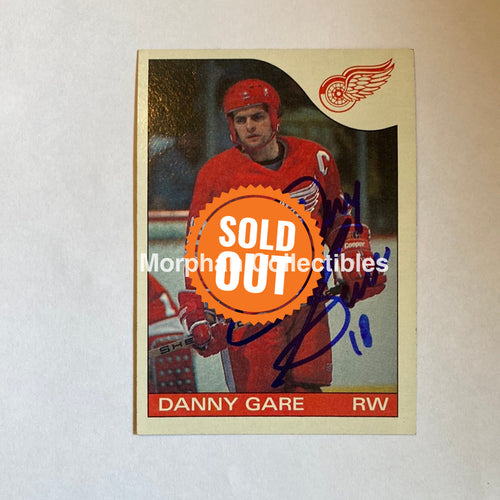 Danny Gare- Autographed Card - 1985-86 Topps