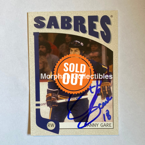 Danny Gare- Autographed Card - 2005 Itg