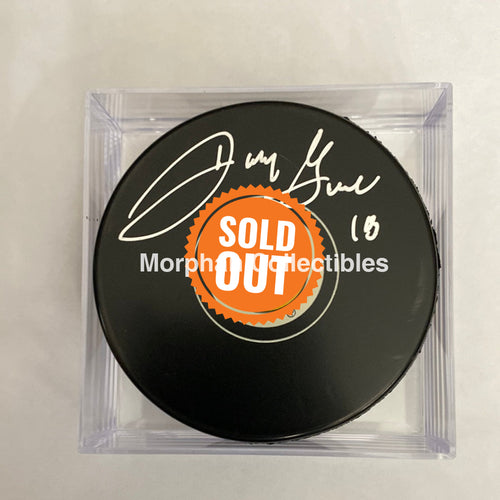 Danny Gare - Autographed Puck Buffalo Sabres