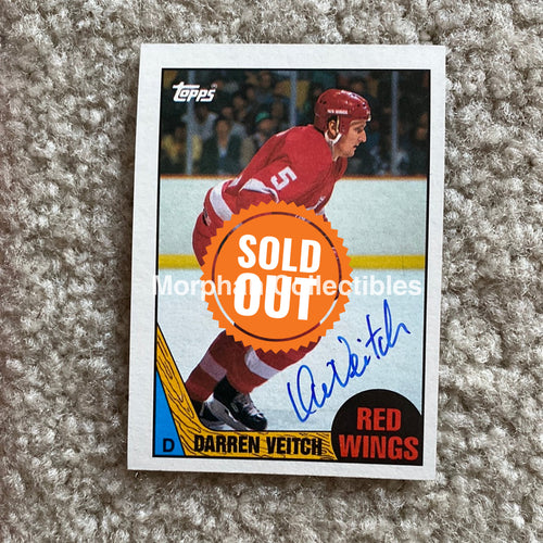 Darren Veitch - Autographed Card 1987-88 Topps