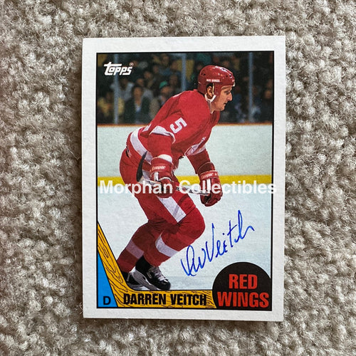 Darren Veitch - Autographed Card 1987-88 Topps