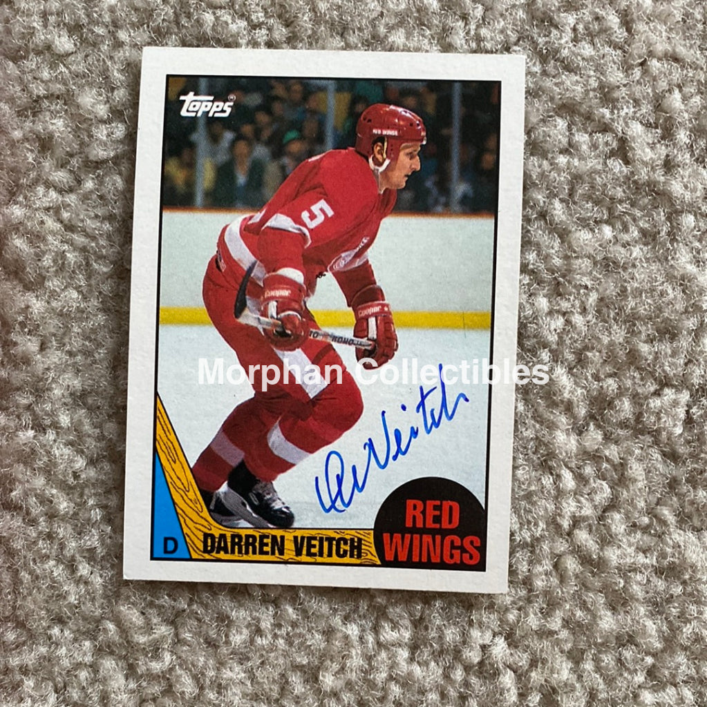 Darren Veitch - Autographed Card 1987-88 Topps
