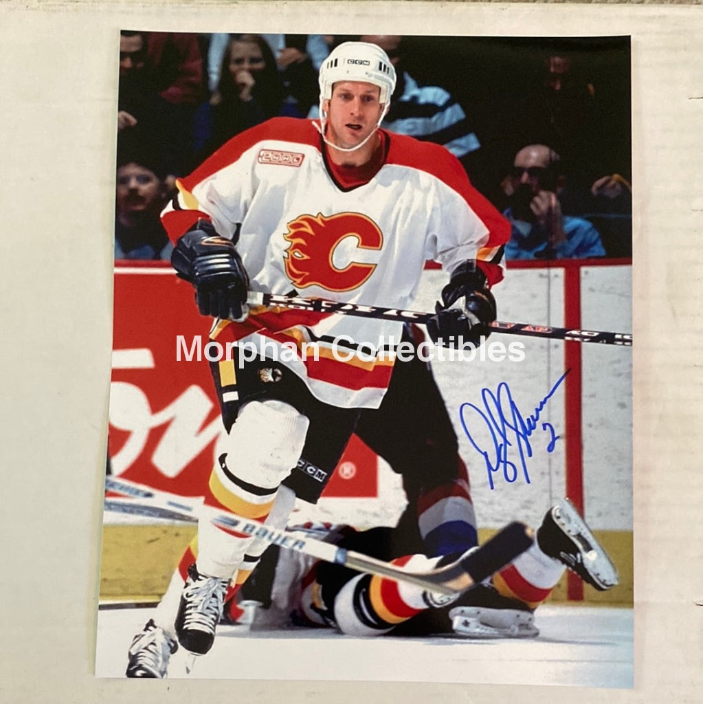 Darryl Shannon - Autographed Calgary Flames 8X10 Photo