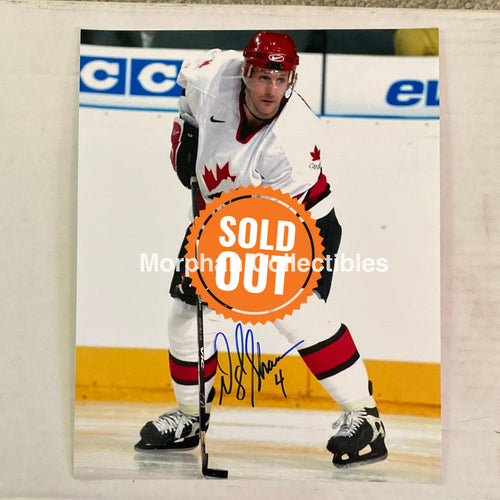 Darryl Shannon - Autographed Team Canada 8X10 Photo