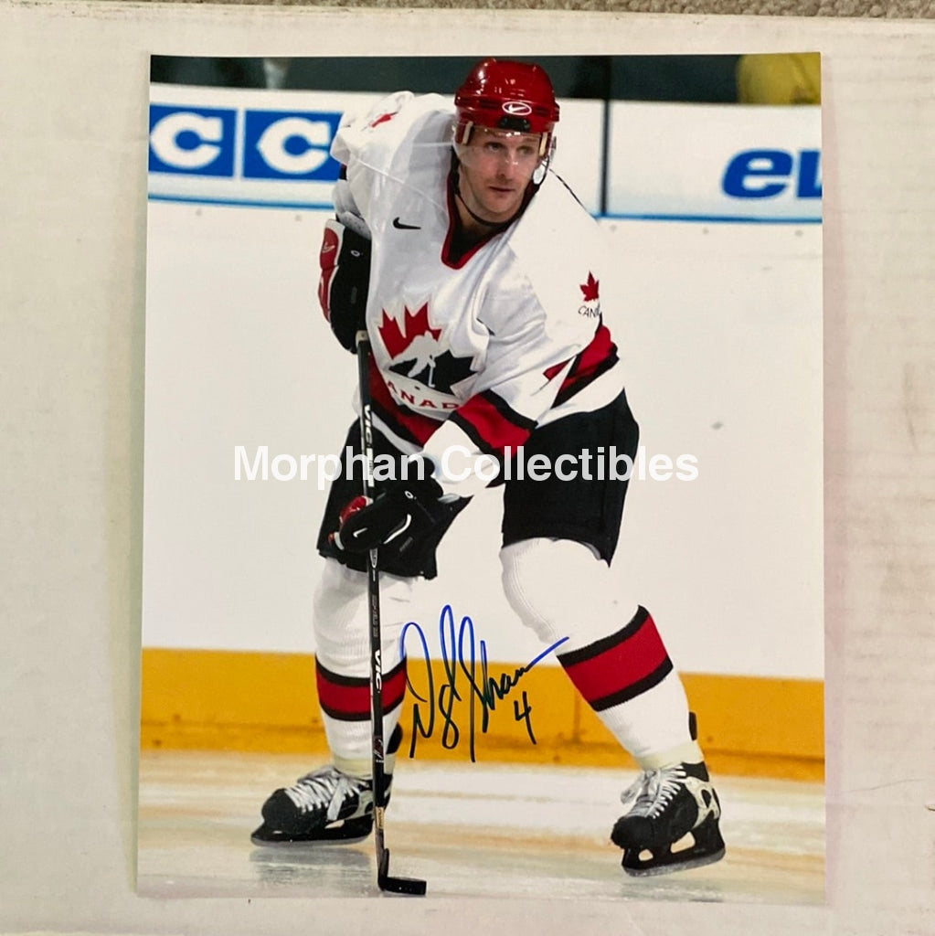 Darryl Shannon - Autographed Team Canada 8X10 Photo