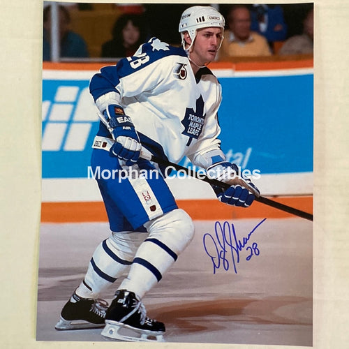 Darryl Shannon - Autographed Toronto Maple Leafs 8X10 Photo