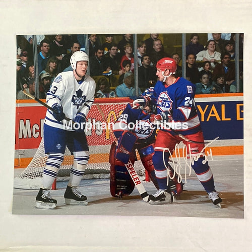 Darryl Shannon - Autographed Winnipeg Jets 8X10 Photo