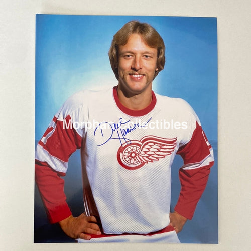 Dave Hanson - Autographed 8X10 Photo Detroit Red Wings