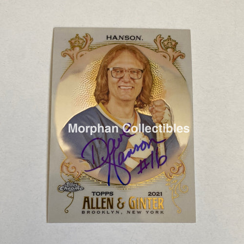 Dave Hanson - Autographed Card -Allen And Ganter 2021