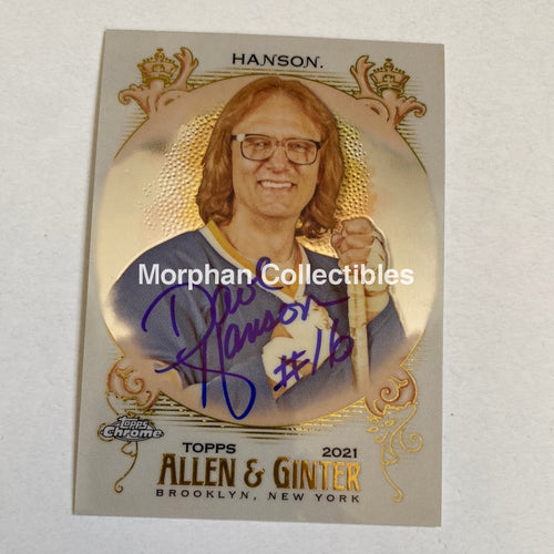 Dave Hanson - Autographed Card -Allen And Ganter 2021