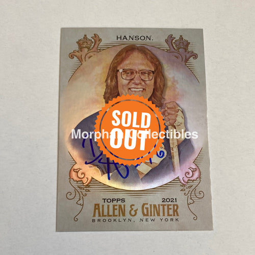 Dave Hanson - Autographed Card -Allen And Ganter 2021