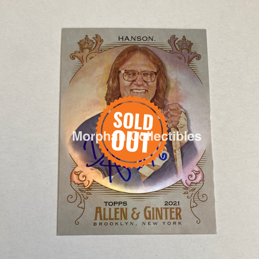 Dave Hanson - Autographed Card -Allen And Ganter 2021