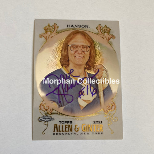 Dave Hanson - Autographed Card -Allen And Ganter 2021