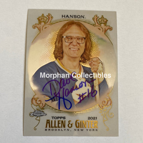 Dave Hanson - Autographed Card -Allen And Ganter 2021