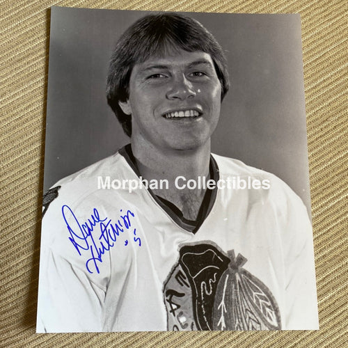 Dave Hutchison - Autographed 8X10 Photo Chicago Blackhawks