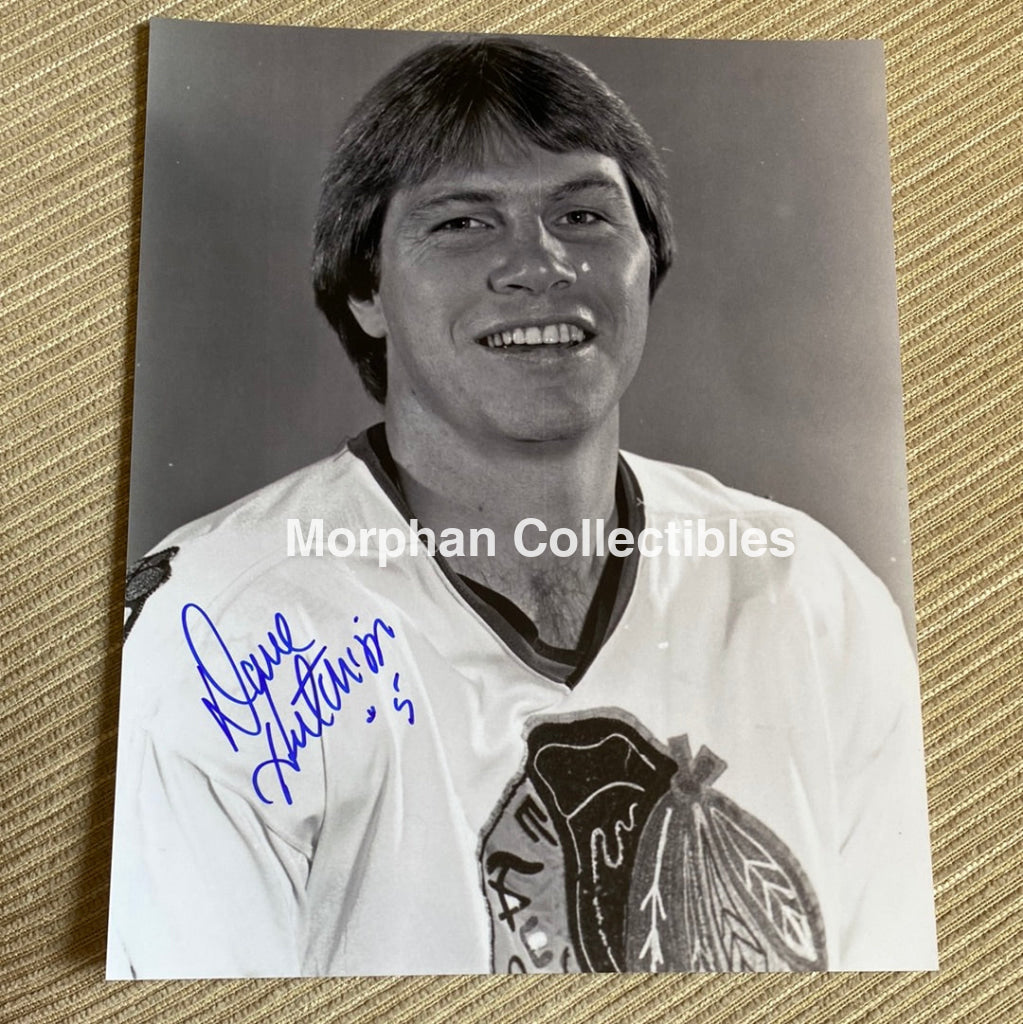 Dave Hutchison - Autographed 8X10 Photo Chicago Blackhawks