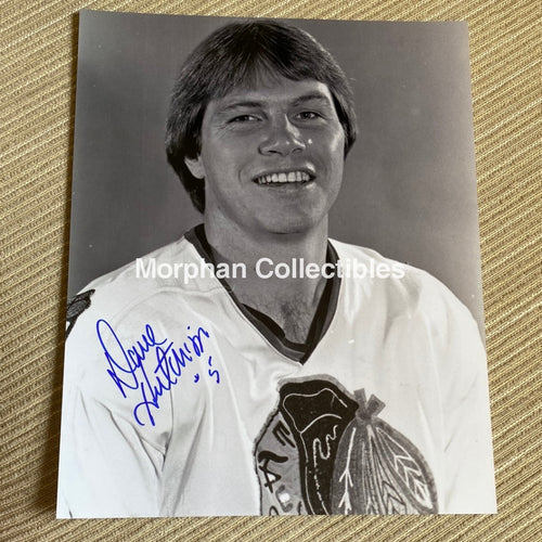 Dave Hutchison - Autographed 8X10 Photo Chicago Blackhawks