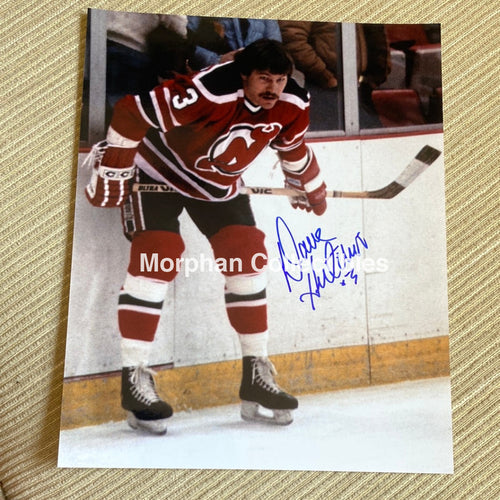 Dave Hutchison - Autographed 8X10 Photo New Jersey Devils