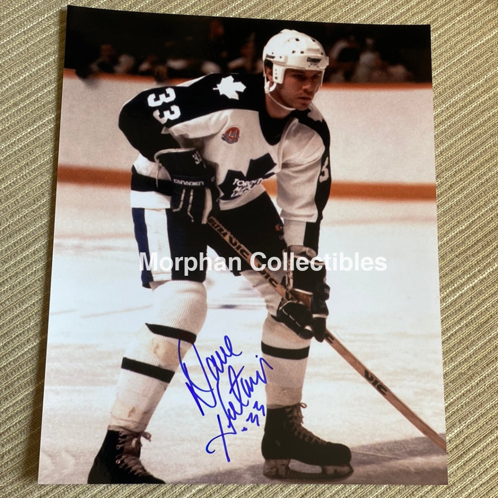 Dave Hutchison - Autographed 8X10 Photo Toronto Maple Leafs