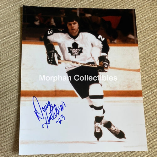 Dave Hutchison - Autographed 8X10 Photo Toronto Maple Leafs