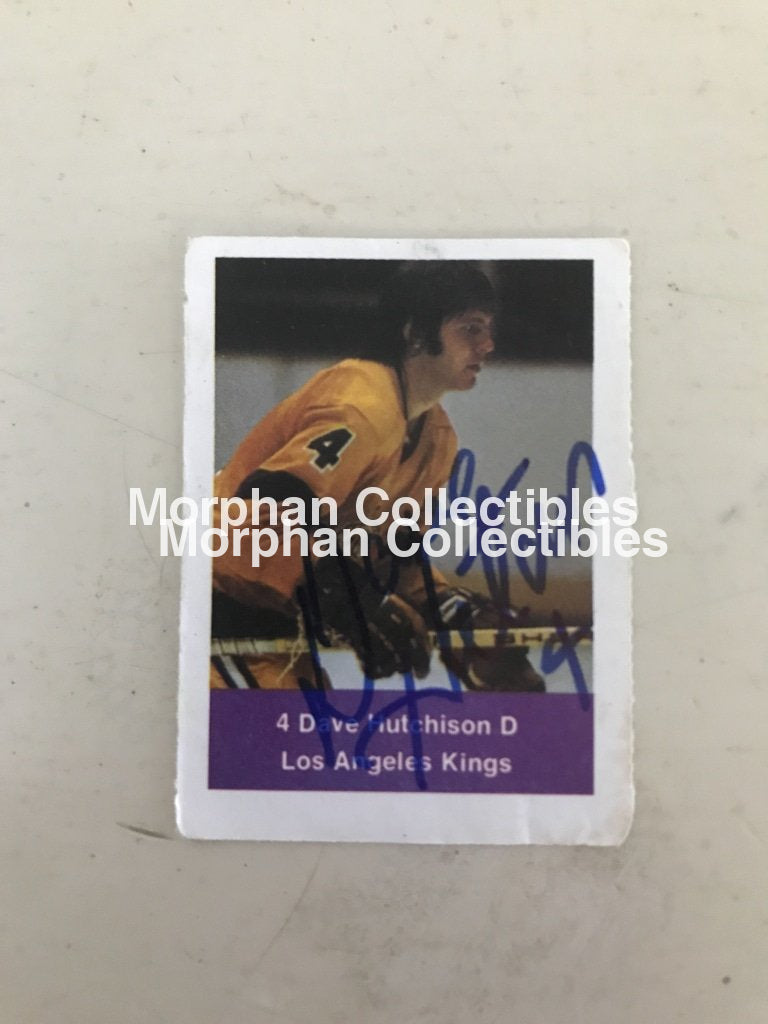 Dave Hutchison - Autographed Card 1974-75 Loblaws #2