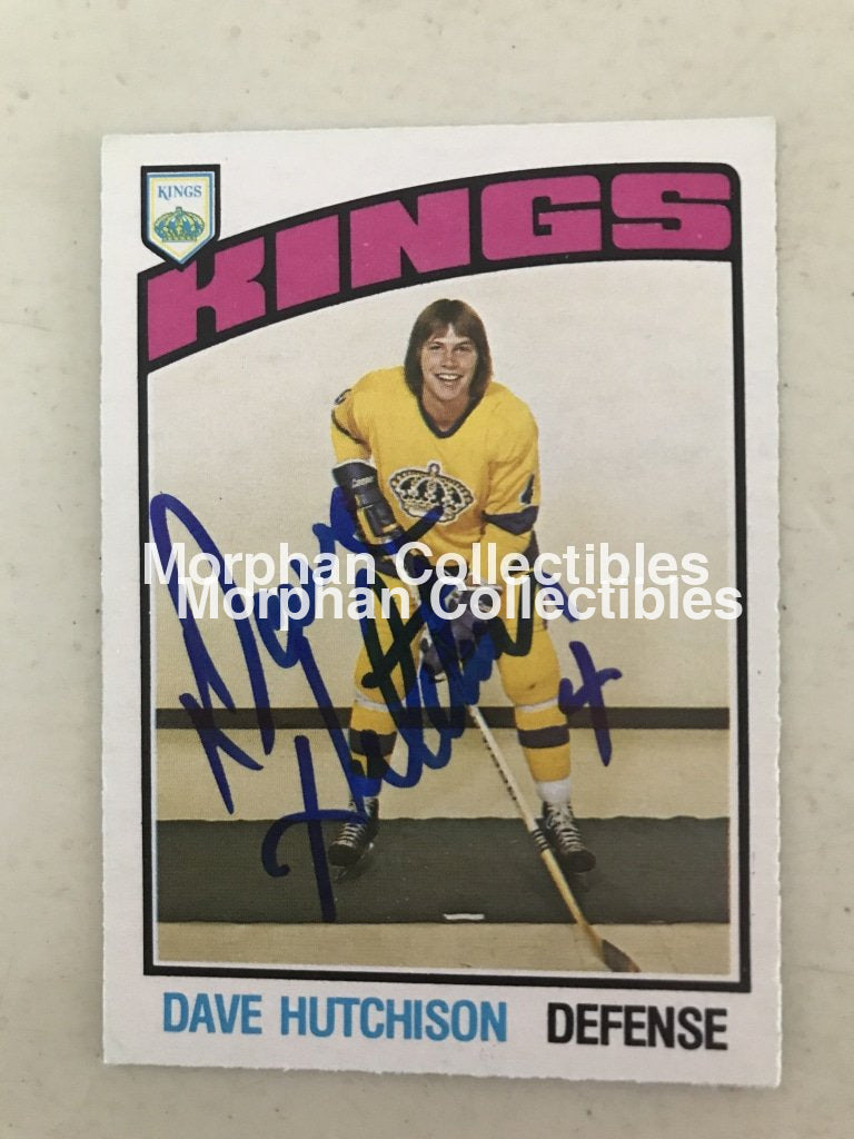 Dave Hutchison - Autographed Card 1976-77 #3